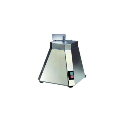 Moedor ou triturador de laboratório em aço inoxidável formato trapezoidal com botões frontais