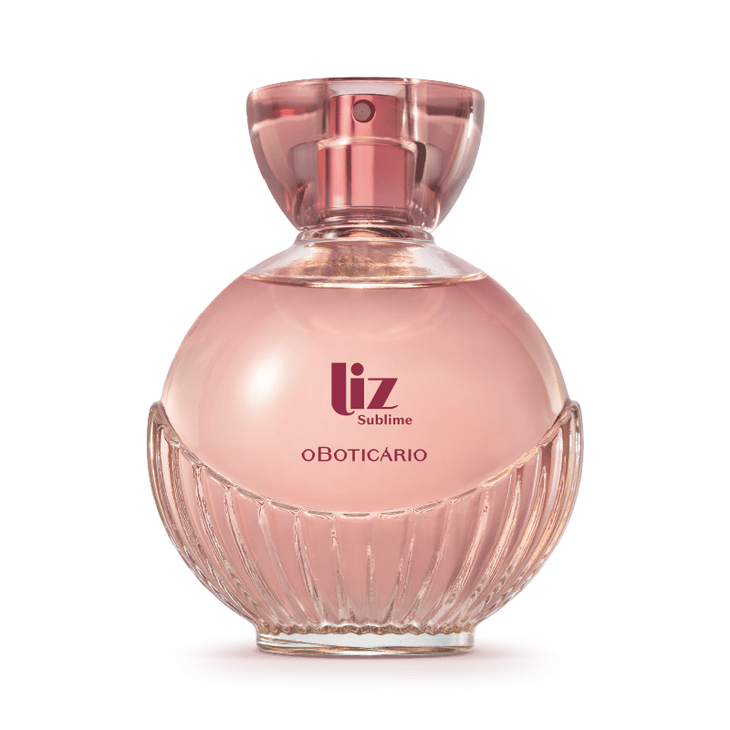 Liz Sublime Eau de Toilette, 100ml Frasco rosa de perfume Liz Sublime de O Boticário