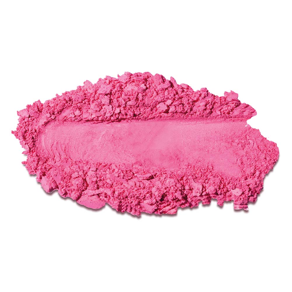 Blush Em Pó Compacto Rosadin Quem Disse, Berenice? , 2mg Pó compacto cor-de-rosa esmagado sobre fundo branco