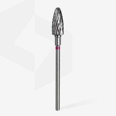 Broca de metal com ponta em forma de cone e ranhuras