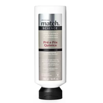 Condicionador O Boticário Match Science Pré e Pós Química 280 ml