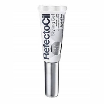 Gel de styling RefectoCil em embalagem branca com tampa prateada