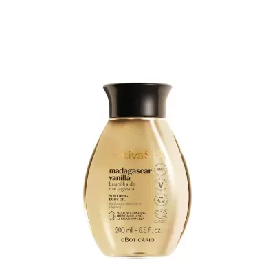 Frasco de produto corporal Madagascar Vanilla 200 ml da marca O Boticário