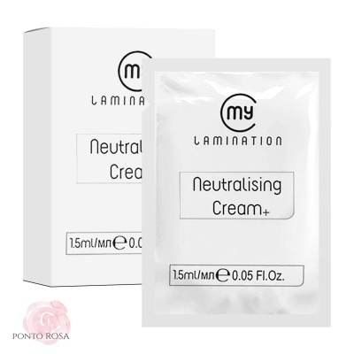 Embalagem e sachê branco de creme Neutralising Cream+