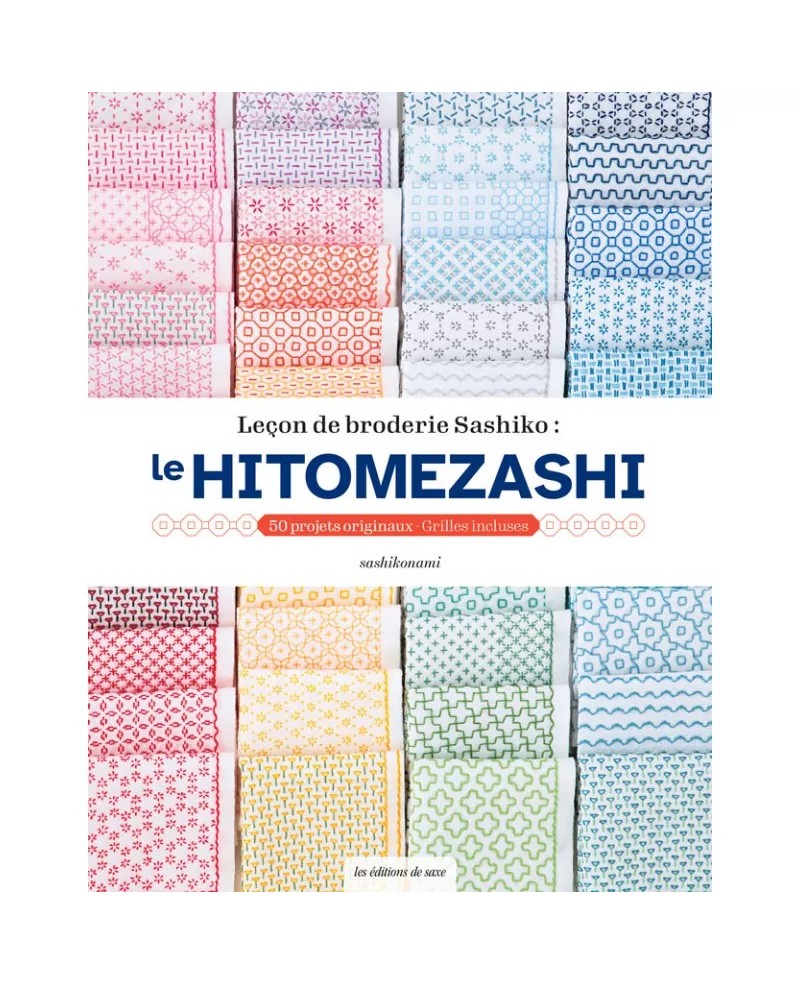 Livro | Sashikonami - Leçon de Broderie Sashiko – Le Hitomezashi Livro | Sashikonami - Leçon de Broderie Sashiko – Le Hitomezashi