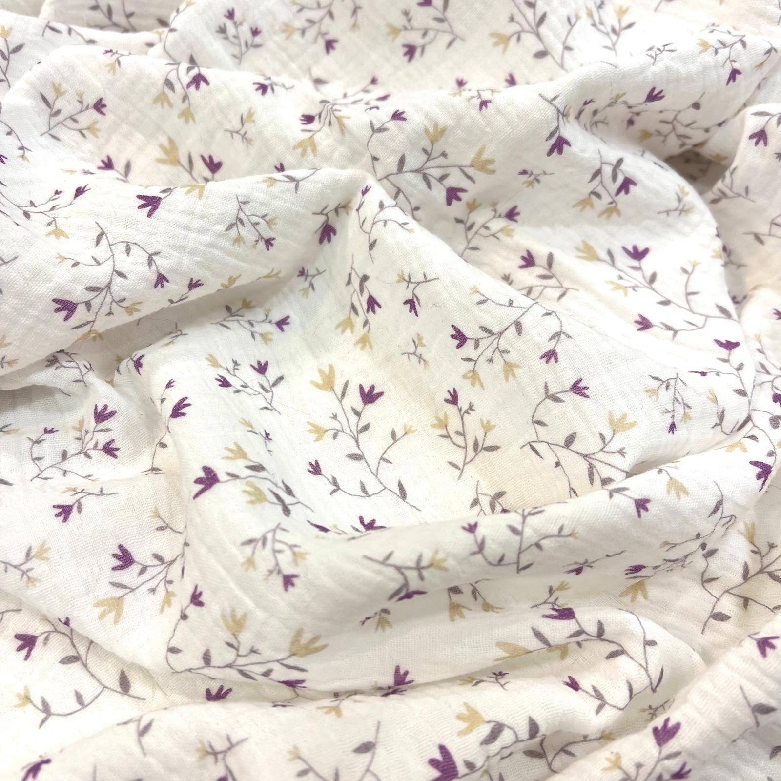 Musselina | Branches - Roxo e Lilás Musselina | Branches - Roxo e Lilás