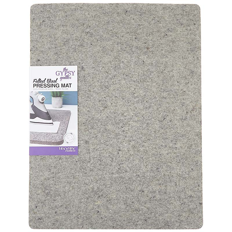 The Gypsy Quilter | Tapete de Lã para Engomar | 14 1/3"x 18 7/8"