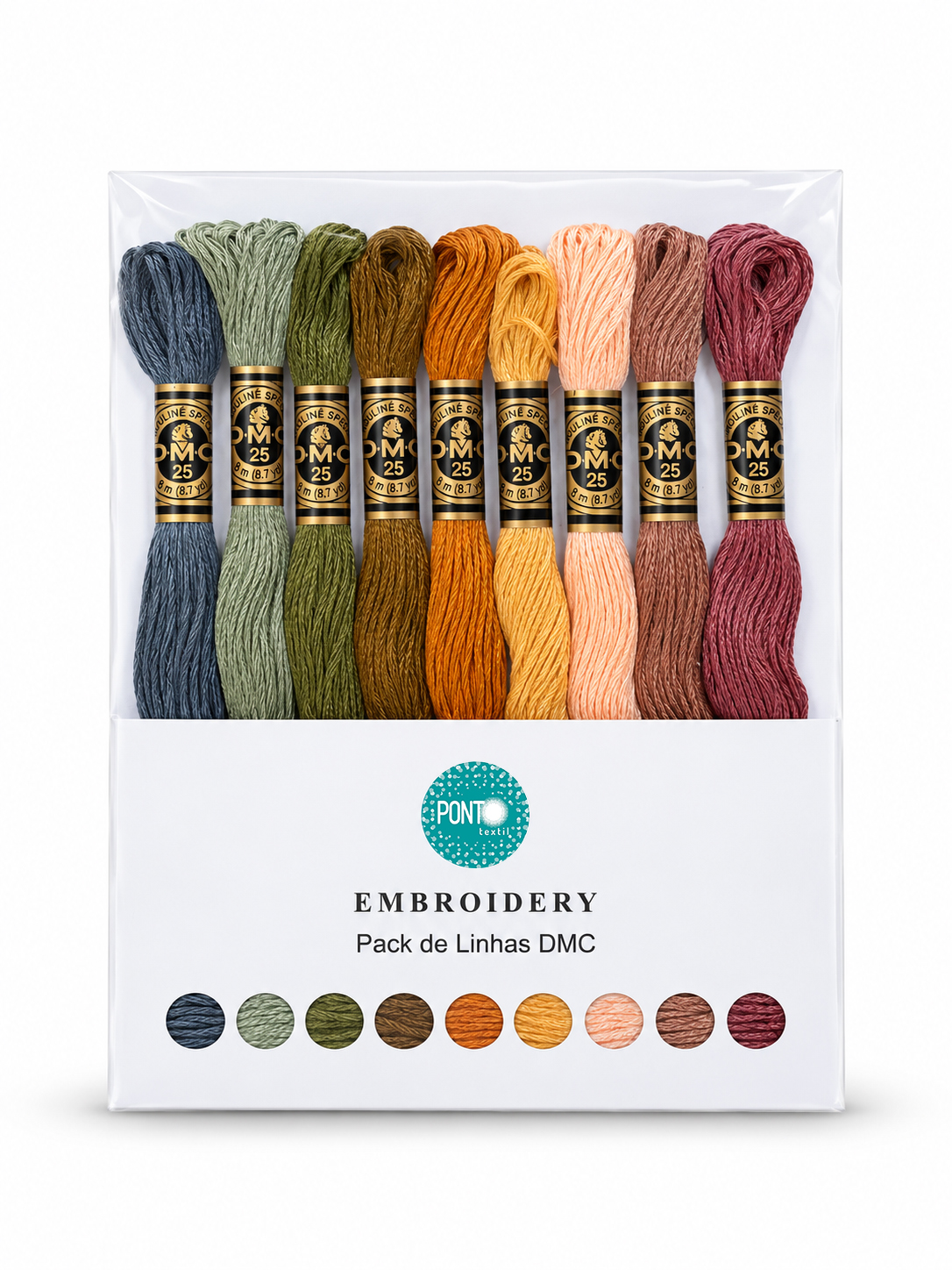 Kit Pontotextil | Linhas DMC para a Colcha Out & About Kit Pontotextil | Linhas DMC para a Colcha Out & About