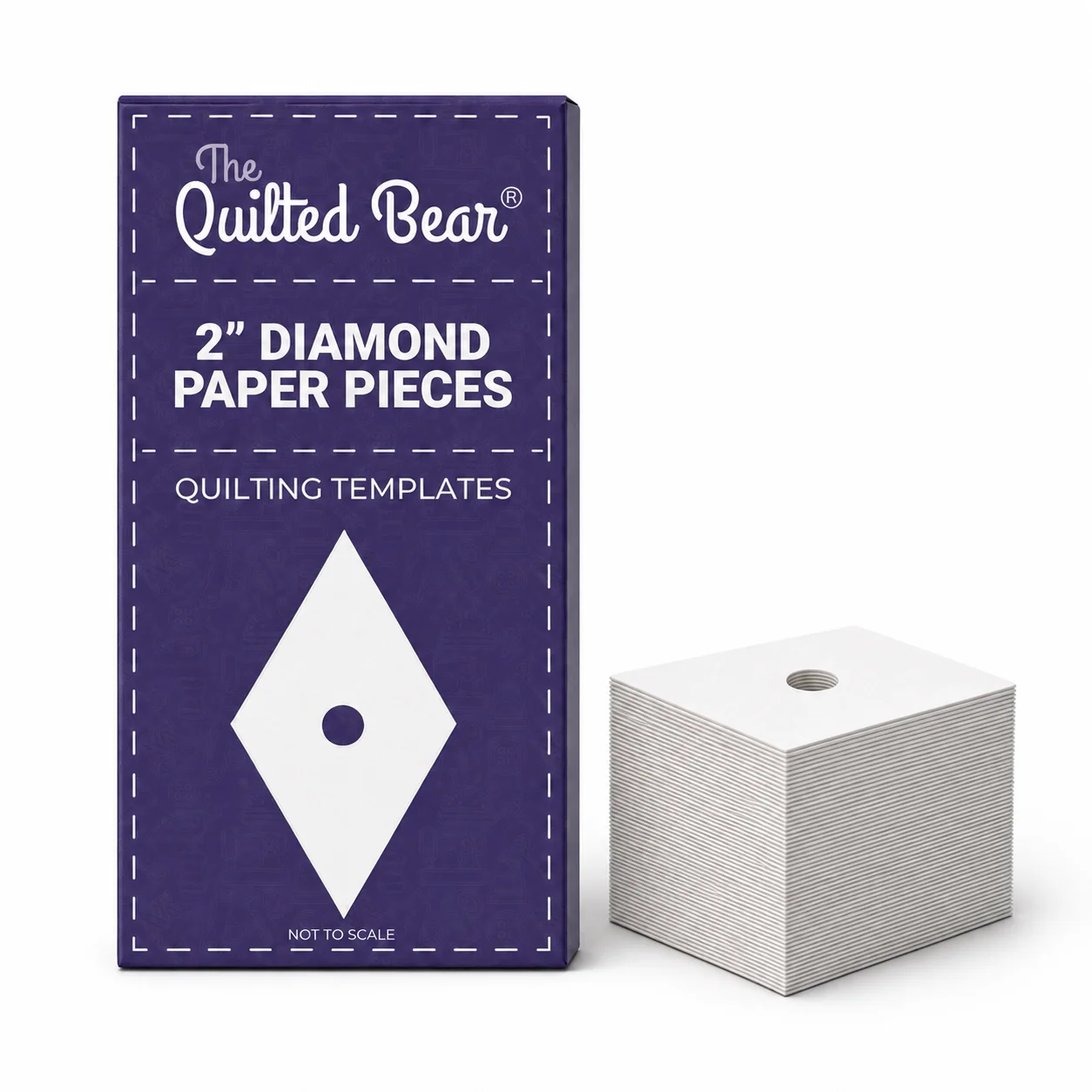 Quilted Bear | Templates de Papel - 100 unidades Quilted Bear | Templates de Papel - 100 unidades