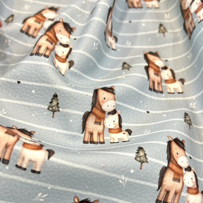 Napa | Cavalinhos no Inverno - Azul