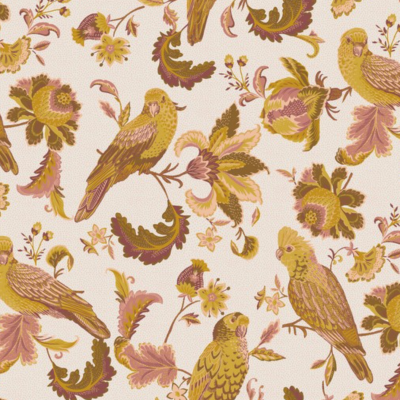 Tecido Poppy | Tropical Bird - Crú