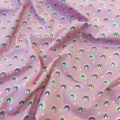 Tecido Le Tissu by  Domotex | Arco Íris - Pastilha