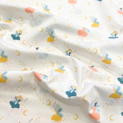 Tecido Poppy | Magical Fairy - Branco