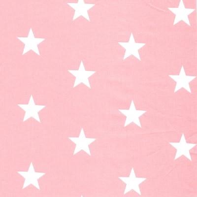 Tecido Poppy | Stars - Salmão