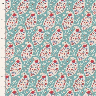 Tecido Tilda | Teardrop - Teal