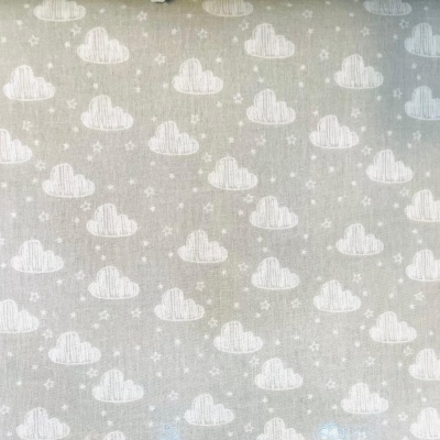 Tecido Plastificado | Nuvens - Cinza