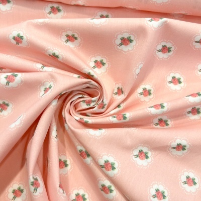 Tecido Poppy | Roses - Rosa