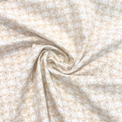 Retalho | Lullaby - Estrelas e Nuvens 38 x 148 cm