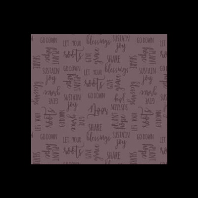 Tecido Rustic Rosettes | Words - Vinho