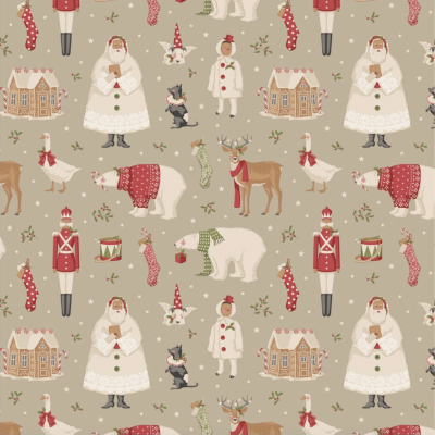 Tecido Tilda | Merry Little Christmas - Winterfriends Clay