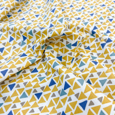 Tecido Le Tissu by Domotex | Triangles - Amarelo