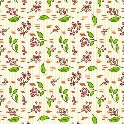 Tecido EQP | Merry Berry - Cream