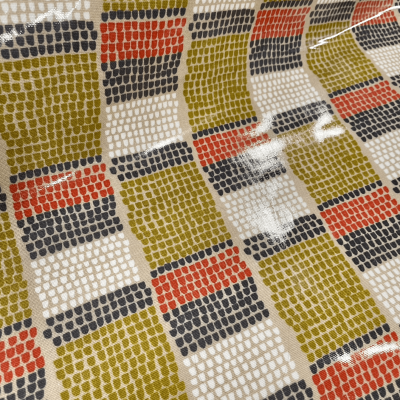 Tecido Plastificado | Dotty - Crú