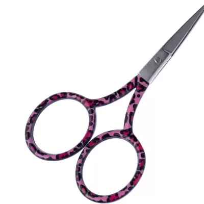 The Quilted Bear | Tesoura de Bordar 3,50" - Leopardo Rosa