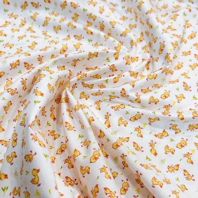 Tecido Pontotextil | Patinhos - Branco