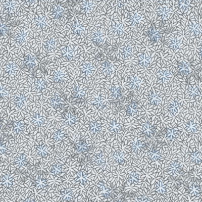 Tecido Stof | Colour Rhythm Flowers - Cinza