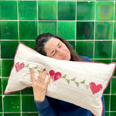 Kit Tilda | Almofada Heart Garland - Pré-Cortado