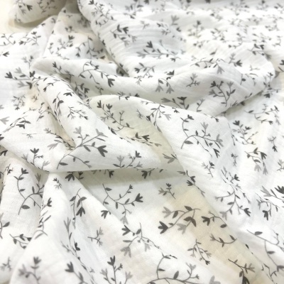 Musselina | Branches - Cinzento