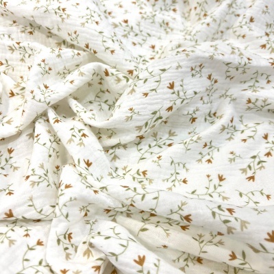 Musselina | Branches - Verde e Camel