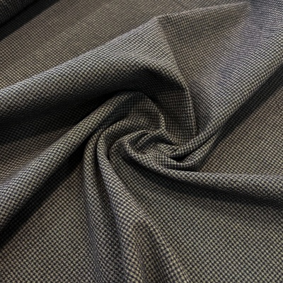 Tecido Japonês | Micro Vichy - Castanho Acinzentado