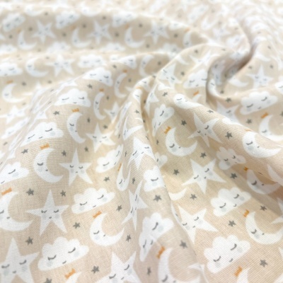 Retalho | Lullaby - Estrelas e Nuvens 38 x 148 cm