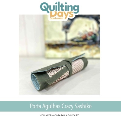Quilting Days | Kit Porta Agulhas Crazy Sashiko - Paula Gonzalez