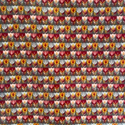 Tecido Plastificado | Flores Geométricas