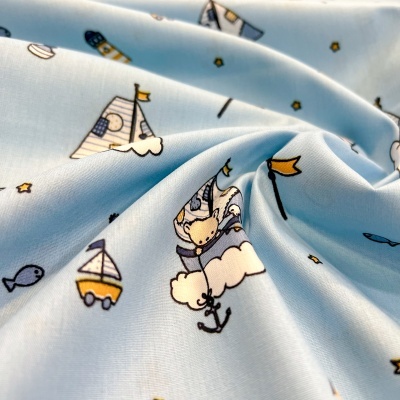 Tecido Poppy | Maritime - Azul Claro