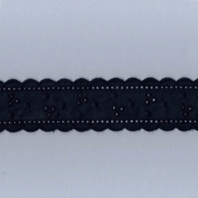 Entremeio de Bordado Inglês 1 | Azul Escuro