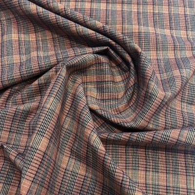 Tecido Japonês | Checks - Vermelho e Azul Escuro