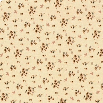 Tecido L' Atelier Perdu | French Armoire - Blooms in My Basket Off White