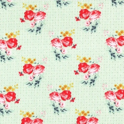 Tecido Poppy | Charming Rose - Verde