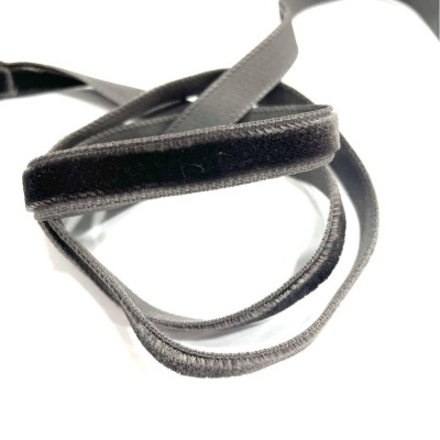 Fita de Veludo - Cinzenta