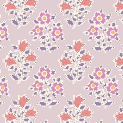 Tecido Tilda | Farm Flowers - Lavender