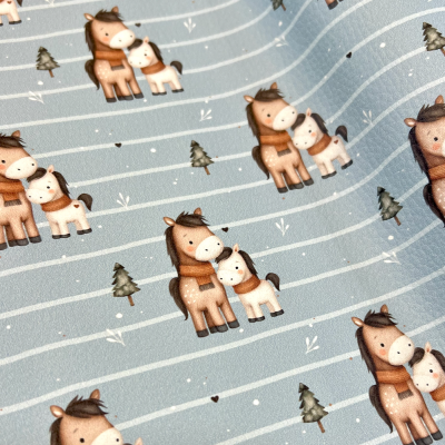 Napa | Cavalinhos no Inverno - Azul