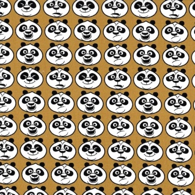 Tecido Poppy | Kung-Fu Panda - Mostarda