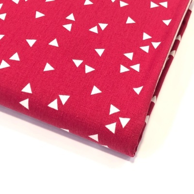 Retalho | Triângulos Poppy Rosa Choque - 260 cm x 148 cm