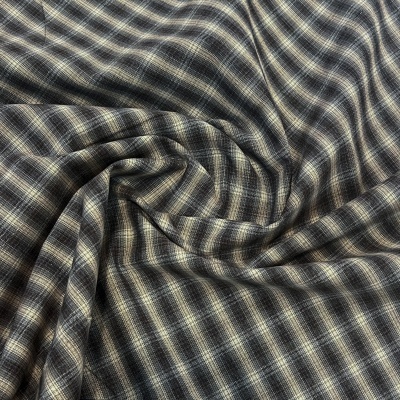 Tecido Japonês | Britt - Bege Castanho e Azul