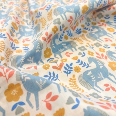 Tecido Katia | Horses Countryside