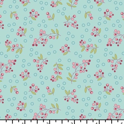 Tecido EQP | Back in the Day - Wild Berries Aqua